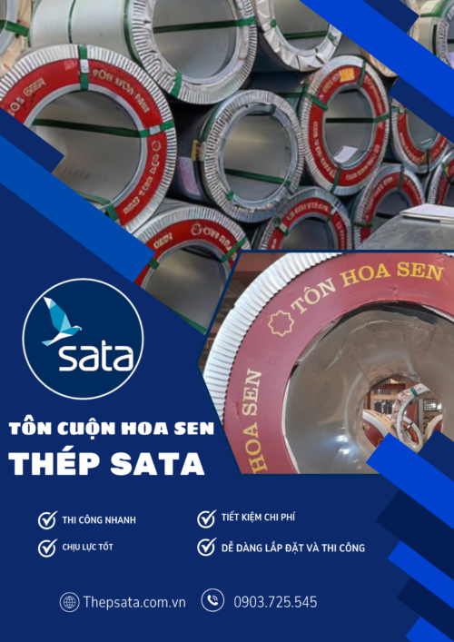 Tôn cuộn Hoa Sen