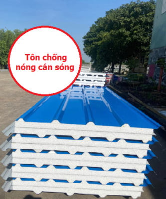Tôn chống nóng cán sóng cho lợp mái