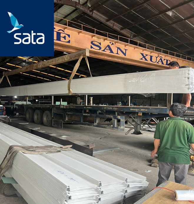 Thép SATA cung cấp đa dạng và đầy đủ các biên dạng sóng tôn cliplock Phương Nam