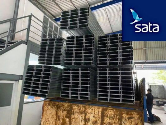 Xà gồ C: loại xà gồ được sử dụng phổ biến nhất hiện nay