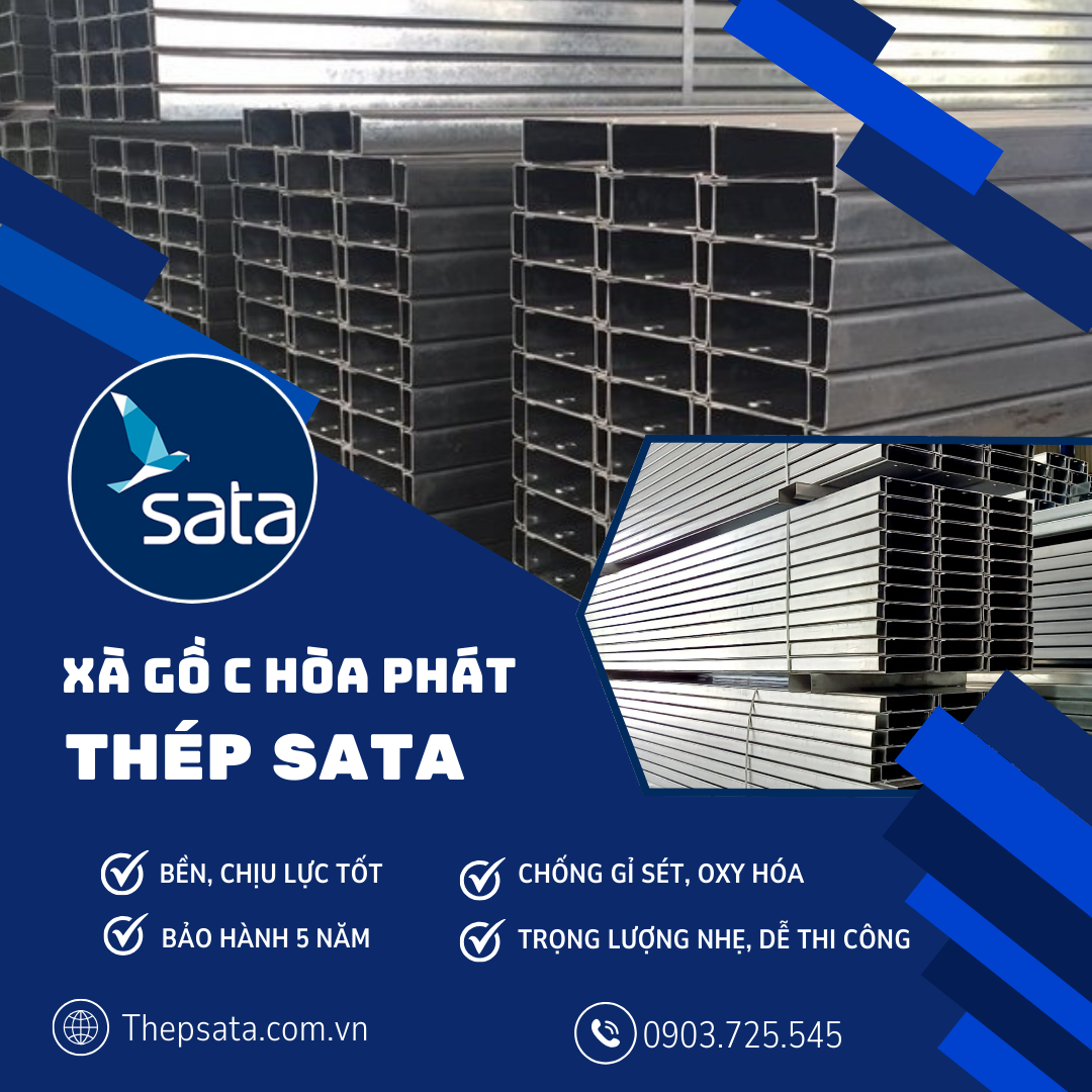 Xà gồ C Hòa Phát Xà gồ C Hòa Phát