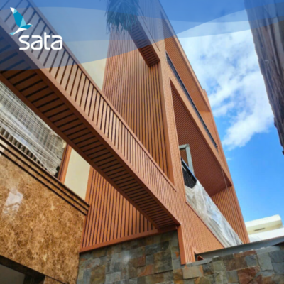 Tấm composite ngoài trời là vật liệu bền bỉ, chống nước, chống mối mọt và chịu được thời tiết khắc nghiệt