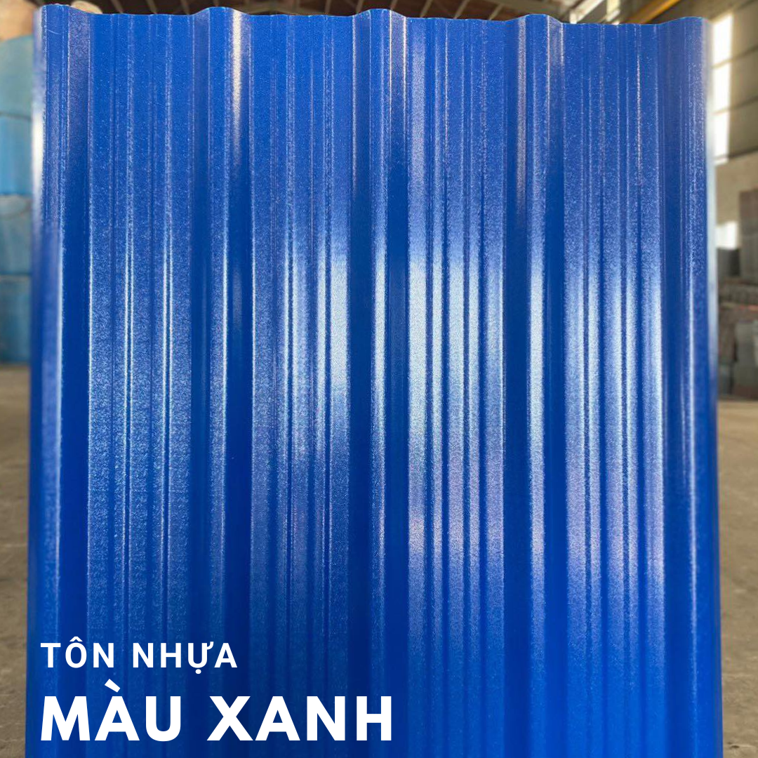 Tôn Nhựa Màu xanh Tôn Nhựa Màu xanh