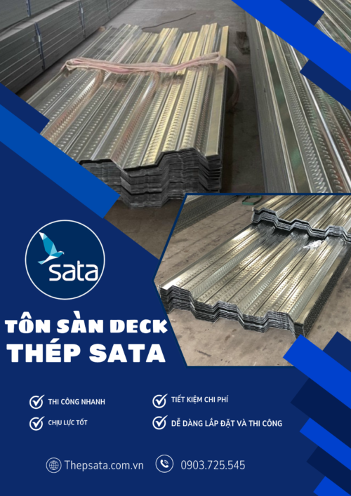 Quy cách tôn sàn deck