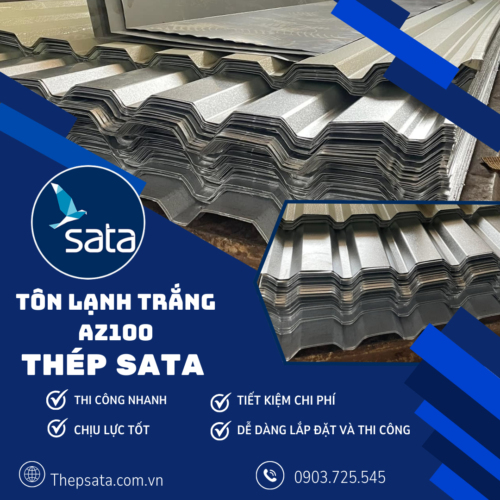 Tôn lạnh trắng AZ100 