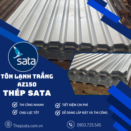 tôn lạnh trắng az150