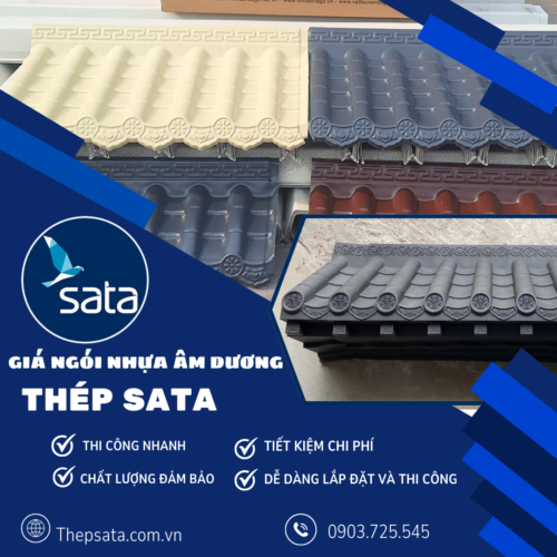 Ngói nhựa âm dương