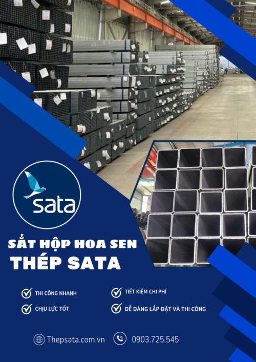 Sắt hộp Hoa Sen