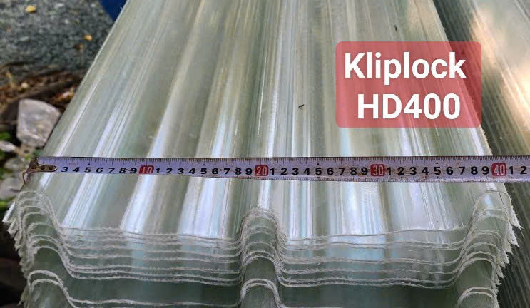 Tôn lấy sáng Composite biên dạng sóng Kliplock